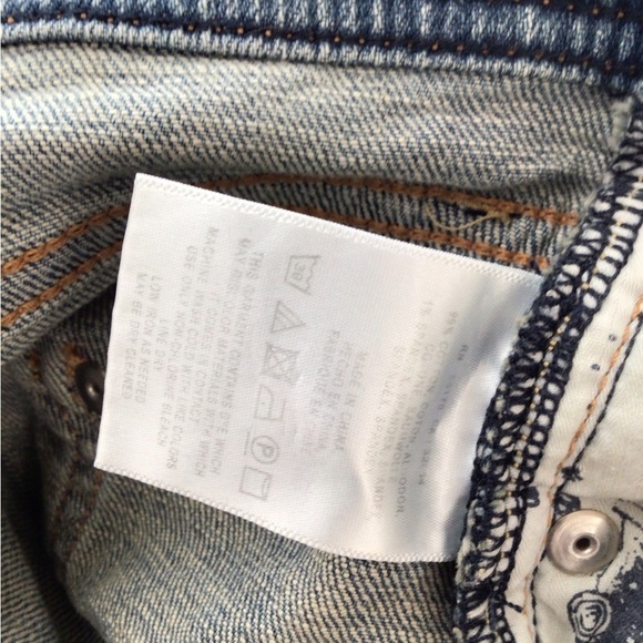 Anthropologie Pilcro & the Letterpress denim Jean shorts women 32 distressed - Picture 6 of 8
